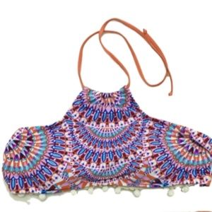 Gianni Bini Medallion Festival Bikini Top NWT